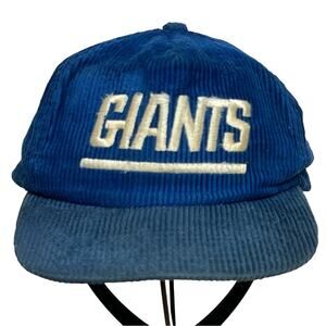 Vintage New York Giants Corduroy Hat Sports Specialties The Cord 80s Cap